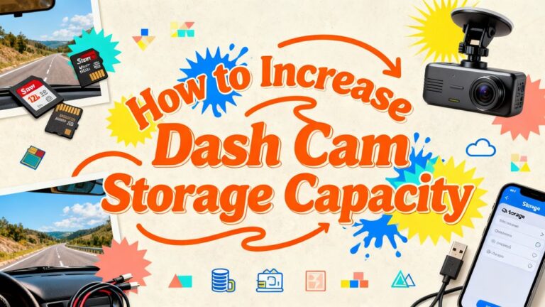 boost dash cam storage