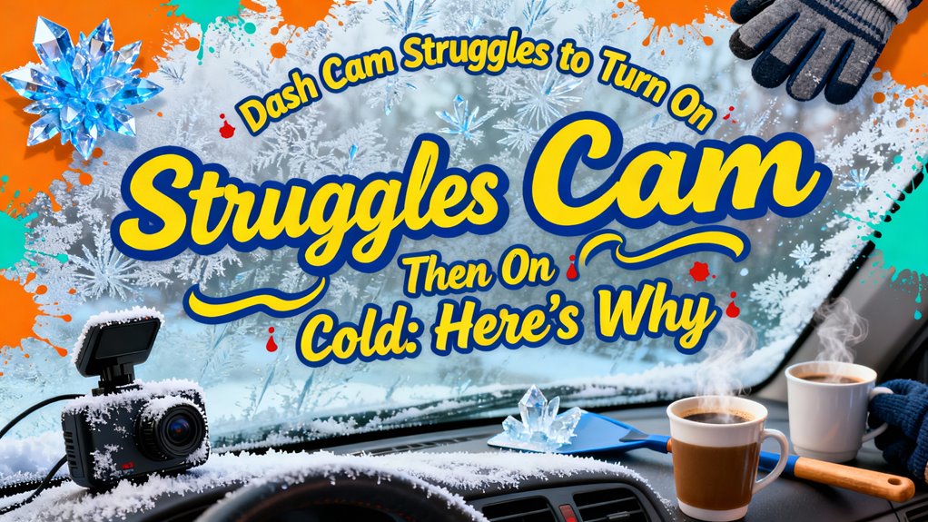 cold weather dash cam issues