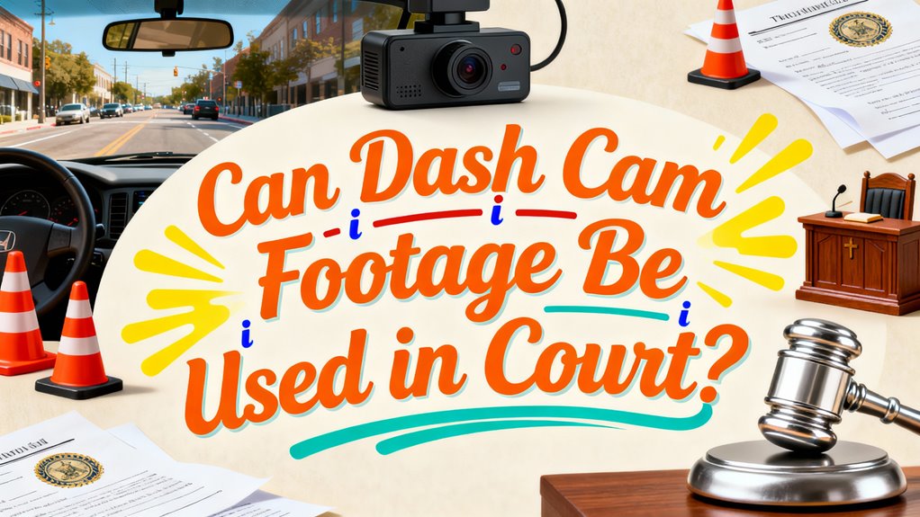 dash cam footage in court