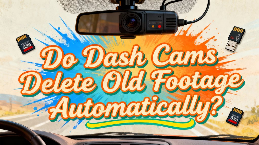 dash cams auto delete old footage