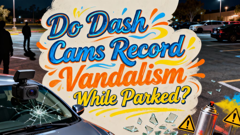 dash cams record vandalism