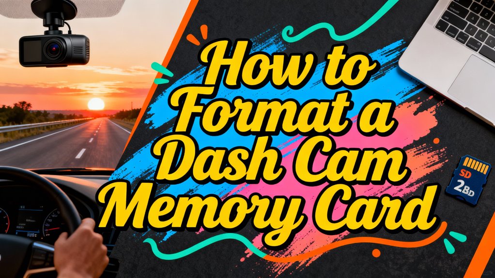 format dash cam card