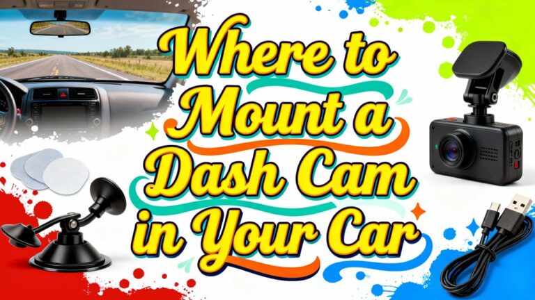 optimal dash cam placement