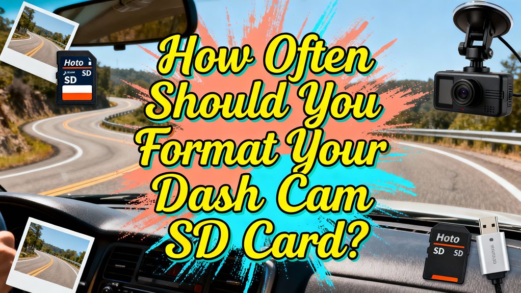 regularly format dash cam